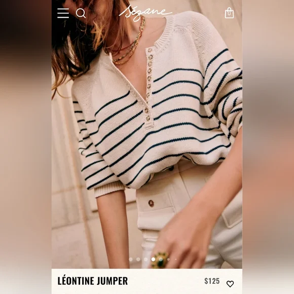 Sézane Leontine Jumper - Picture 2 of 8